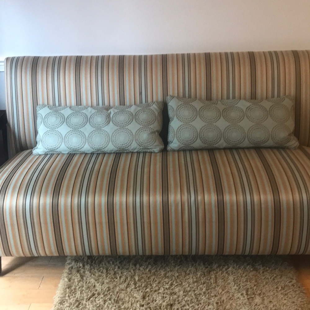Armless sofa